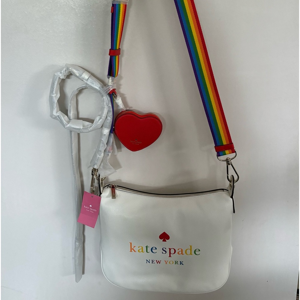 KATE SPADE ROSIE LEATHER PRIDE CROSSBODY SHOULDER BAG  NWT